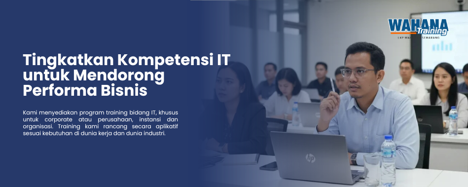 Corporate training atau kursus untuk perusahaan atau instansi